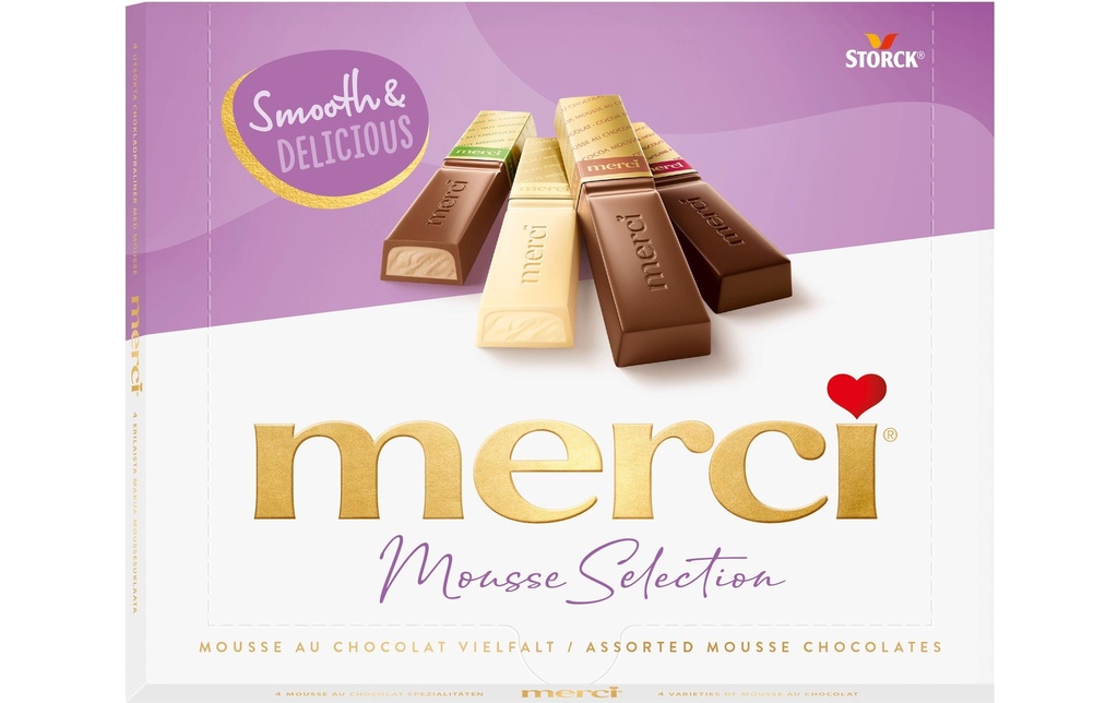 Storck Merci Finest Selection Mousse au Chocolat Diversité 210 g