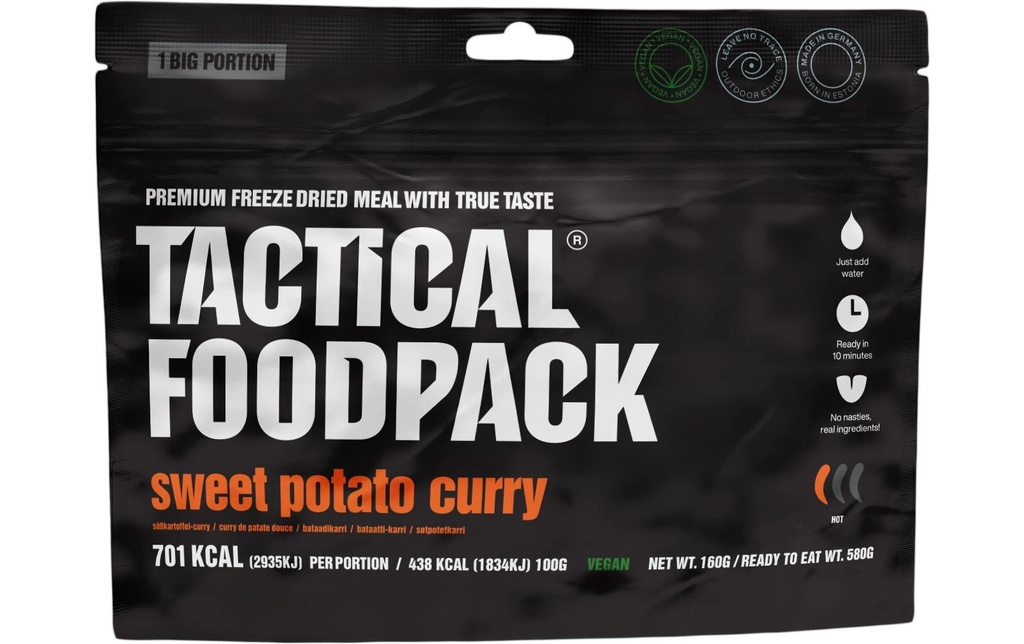 Tactical Foodpack Plat principal Curry de patates douces
