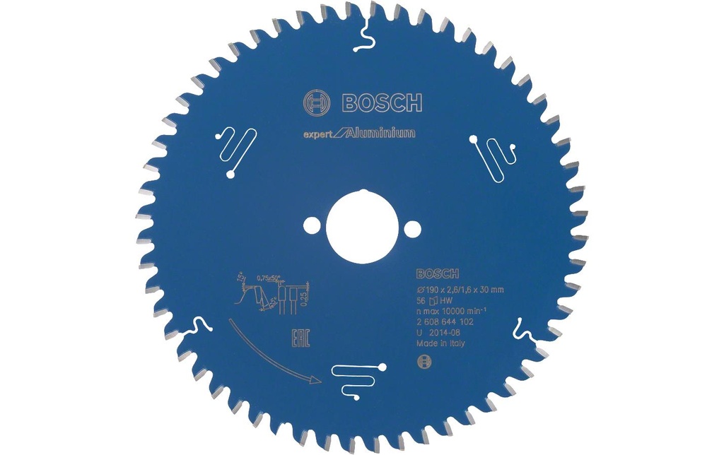 Bosch Professional Lame de scie circulaire Expert for Aluminium Ø 190