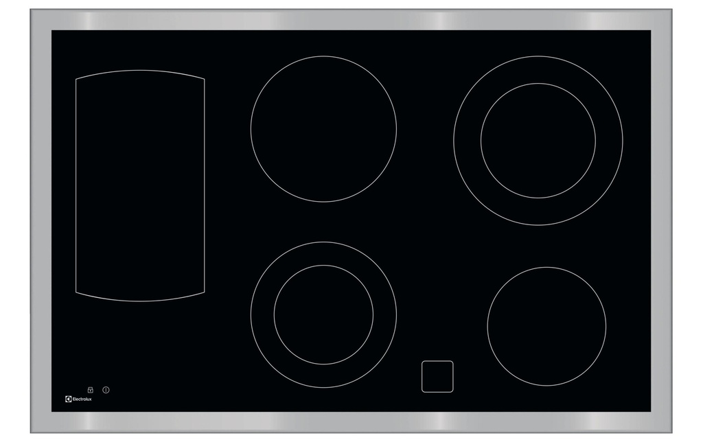 Electrolux Plaque de cuisson en vitrocéramique GK80LPLCN À plat