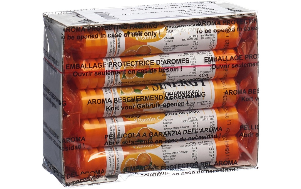 Sinergy Glucose Orange Vitamine C 15 x 40 g