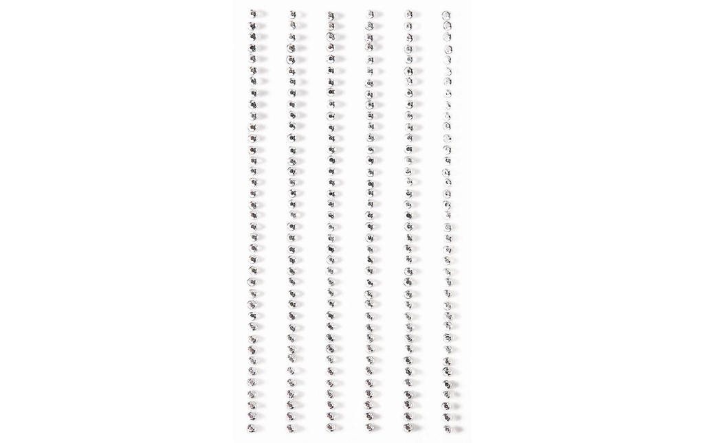 Artoz Autocollants à paillettes Cristal 2 mm, 1 feuille