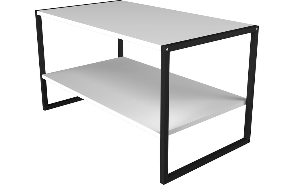 VCM Table basse Insasi L 90.2 x 50.4 cm, Blanc