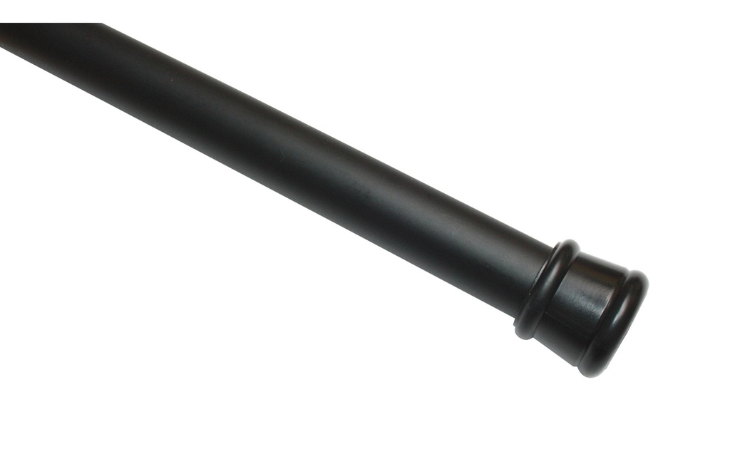 Gardinia Barre de tension 60 - 100 cm, noir