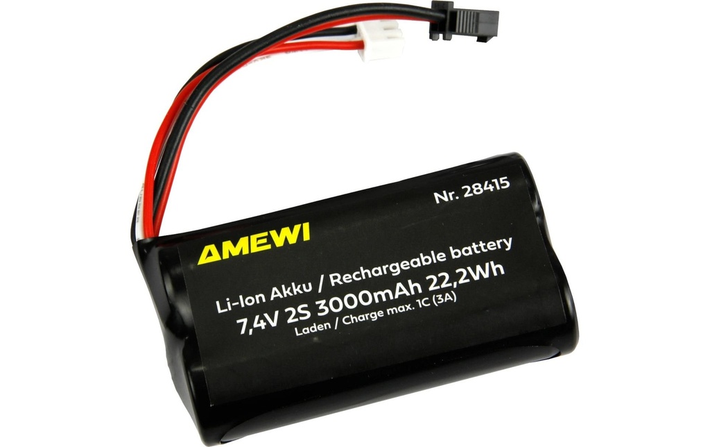 Amewi Batterie RC Li-Ion 2S 7.4 V 3000 mAh HBX