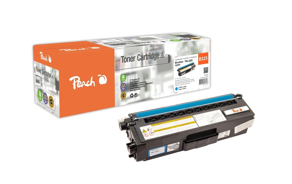 Peach Toner Brother TN-325C Cyan