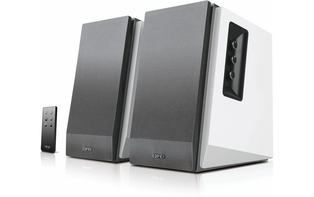 Edifier Paire d’enceintes d’étagère R1700BT Argenté, Blanc