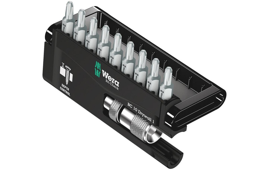 Wera Kits de bits Bit-Check 10 Drywall 1 SB 10-teilig