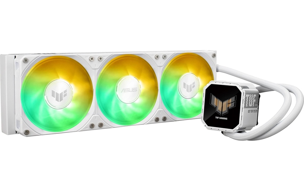 ASUS Refroidissement à eau TUF Gaming LC III 360 ARGB LCD Blanc