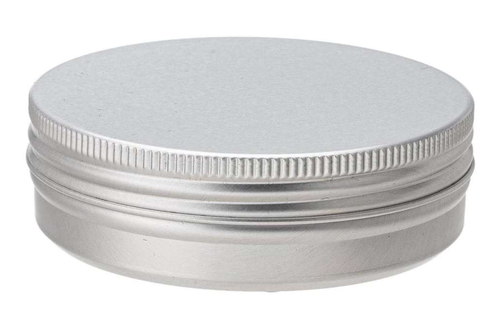 Glorex Barattolo per cosmetici Boîte à couvercle vissé en aluminium 50 ml