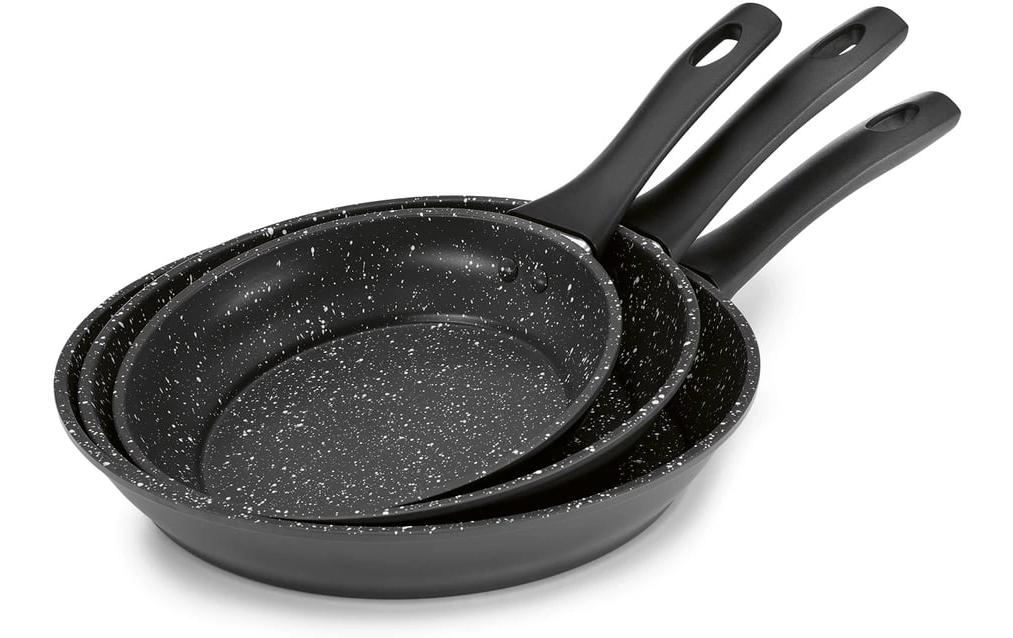 BRATmaxx Set de poêle 3 pièces, 20 cm/24 cm/28 cm