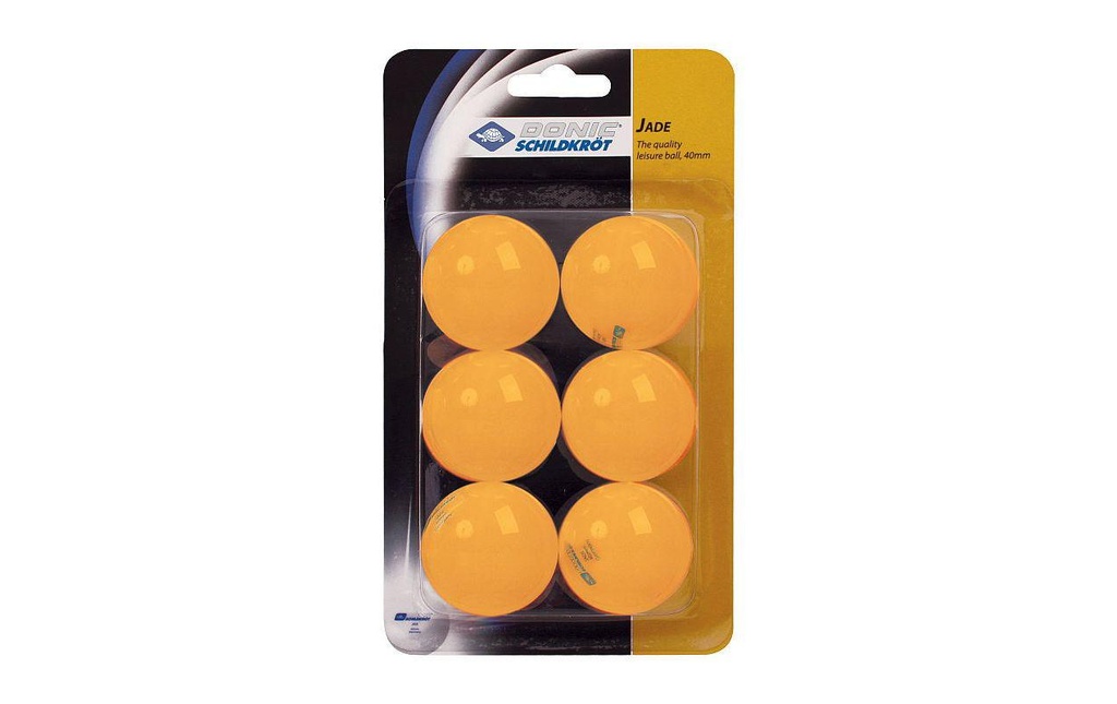 DONIC Schildkröt Balle de ping-pong Pack de 6 Jade Orange