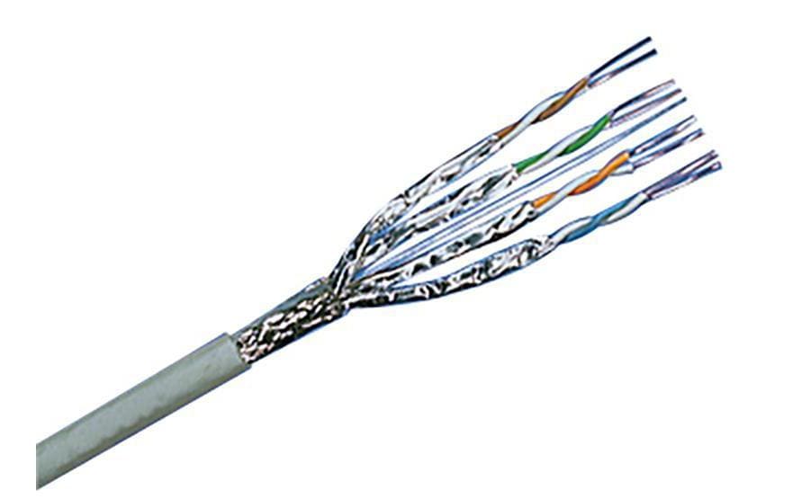 R&M Câble de pose R814602 Cat 6A, S/FTP, 305 m, Blanc