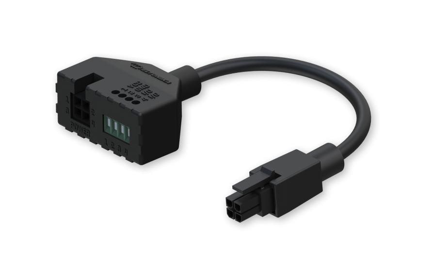 Teltonika Câbles d’alimentation PR5MEC21 Câble d'adaptateur de courant,10 cm