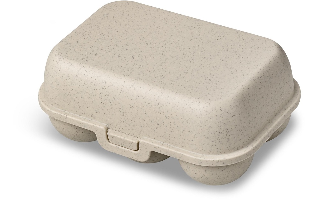 Koziol Boîte à œufs To Go mini 17 cm x 11.8 cm, Sable