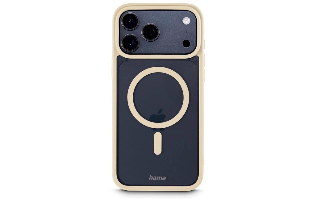 Hama Coque arrière Frame Protect iPhone 17 Pro Max Beige