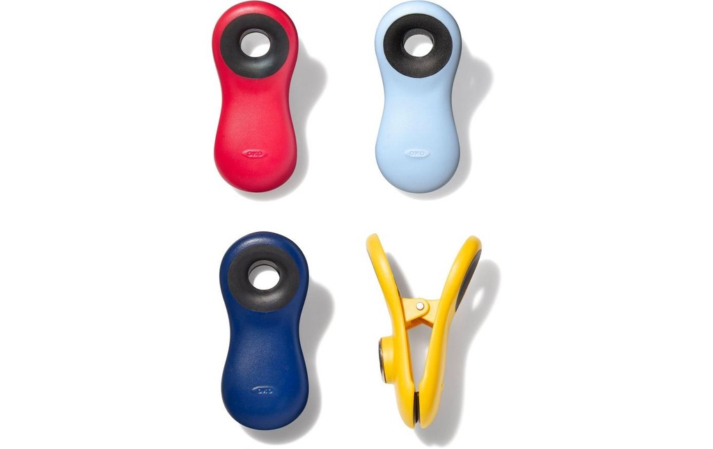 Oxo Good Grips Clip de fermeture 4 Pièce/s, Multicolore