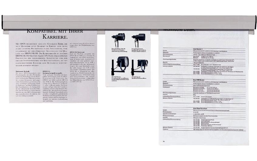 Franken Rail de serrage mural 58 x 4 cm, 1 Pièce/s, Gris