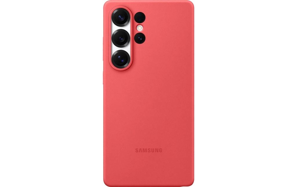 Samsung Coque arrière Silicone Galaxy S25 Ultra Rouge