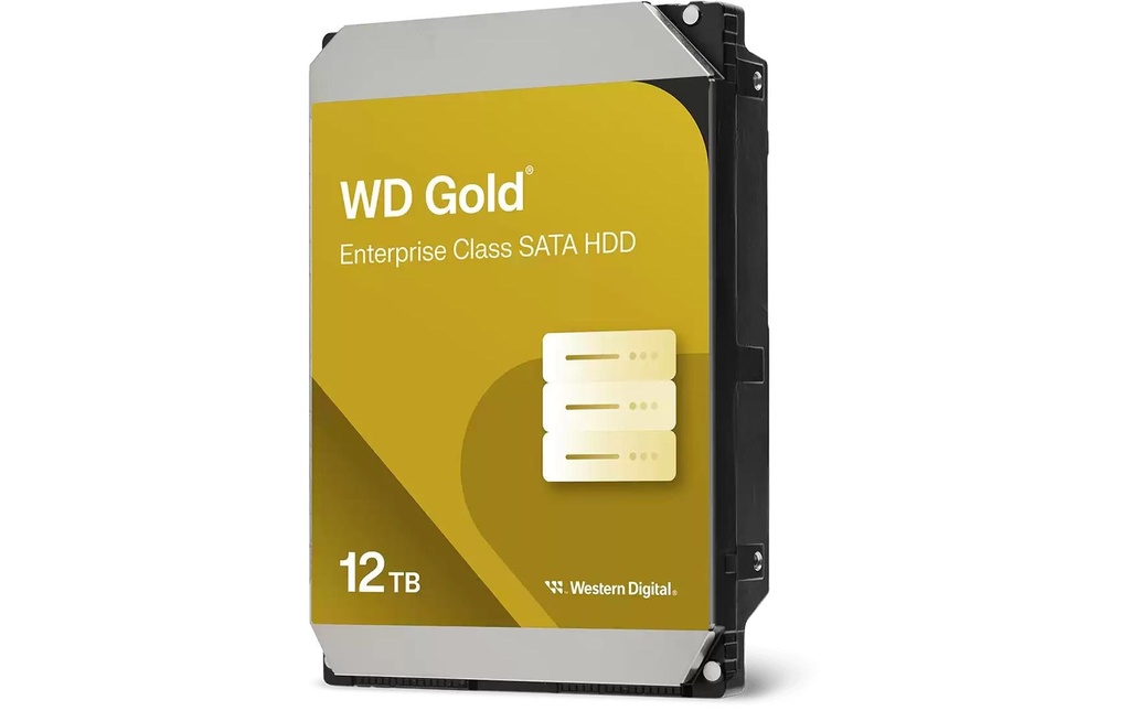 Western Digital Disque dur WD Gold 3.5 SATA 12 TB