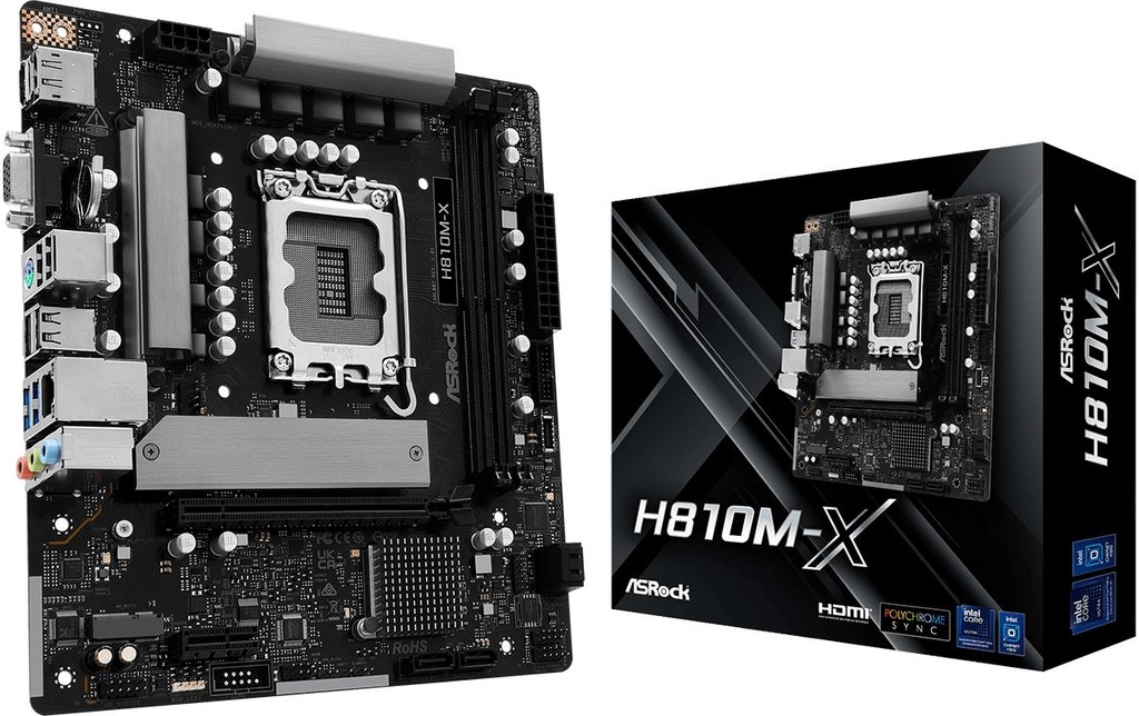 ASRock Carte mère H810M-X