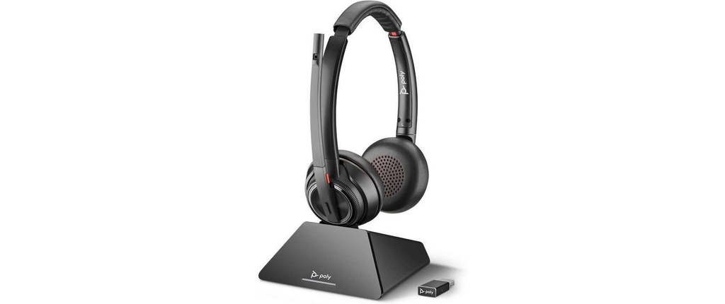 HP Casque avec micro Poly Savi 8220 UC Duo USB-A/C, D200
