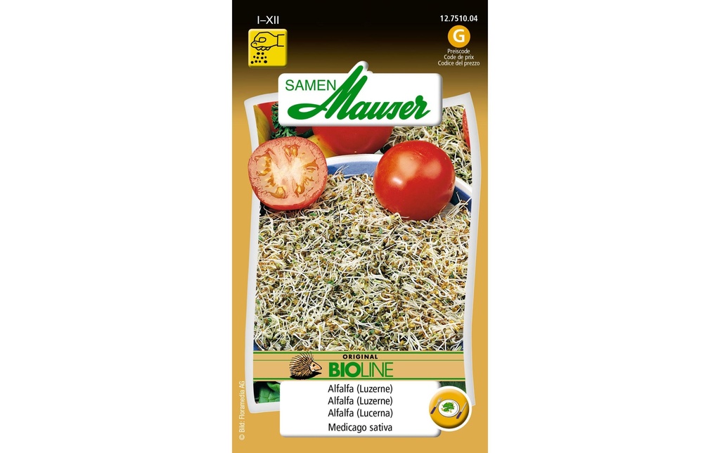 Samen Mauser Semence Bioline Luzerne (Lucerne)