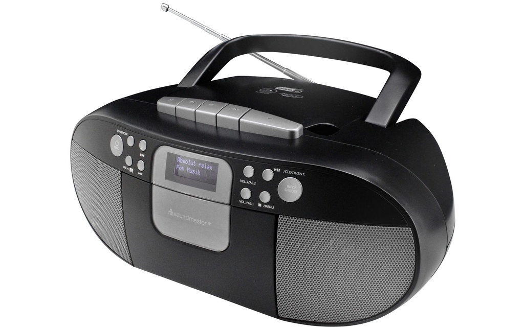 soundmaster Radio DAB+ Boombox SCD7800 Noir