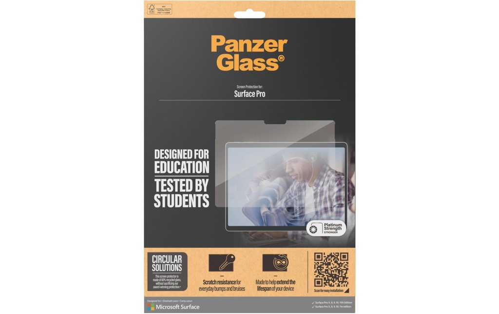 Panzerglass Ultra Wide Fit Surface Pro X / 8 / 9 / 10 / 11