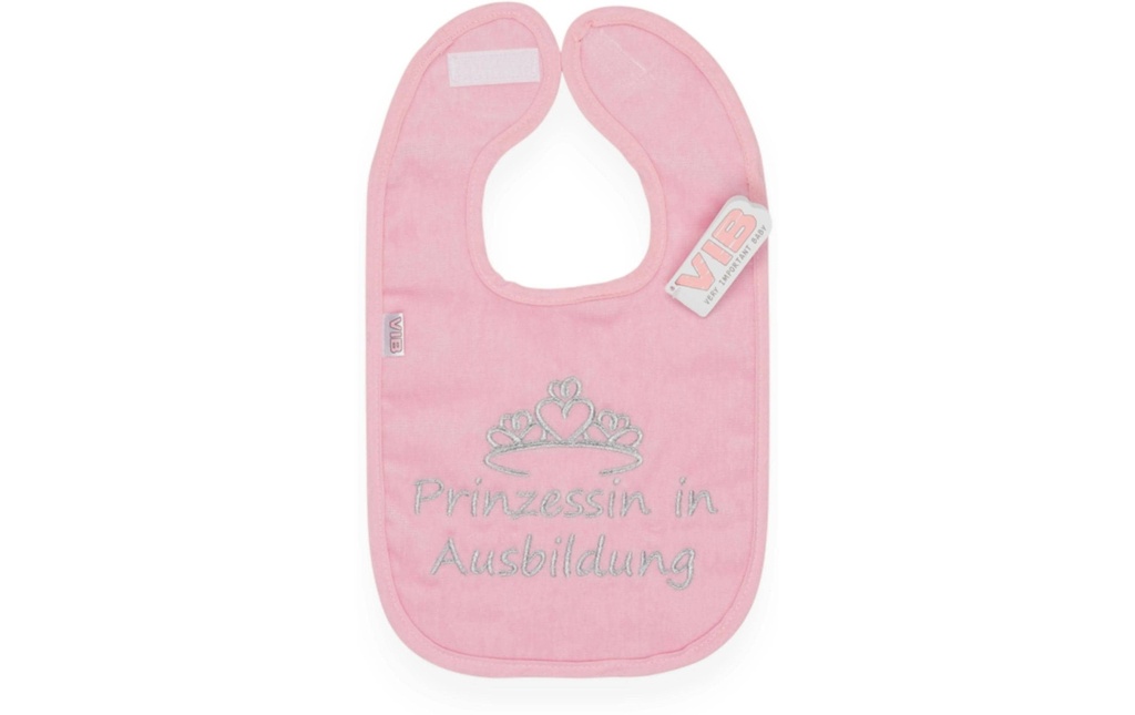 Very Important Baby Bavoir princesse en formation Rose