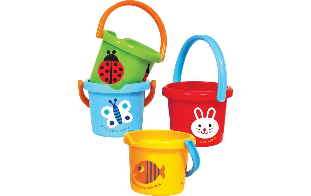 Gowi Seau à sable avec motif 11 cm, Assorti