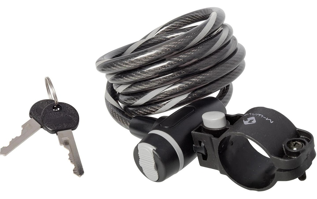M-Wave Antivol pour vélo S 10.18 Câble spiralé