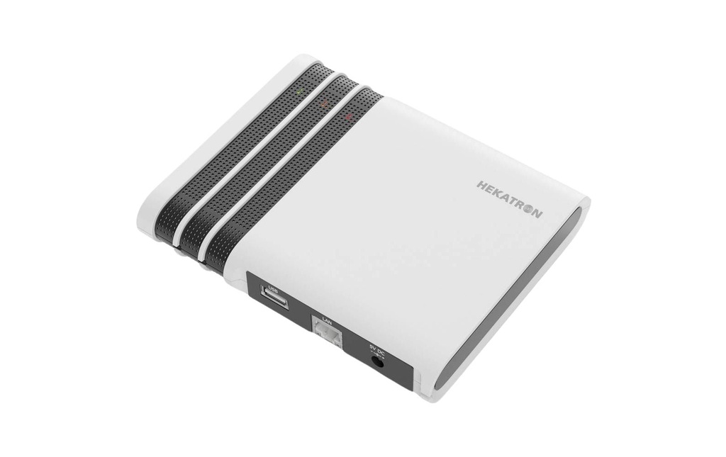 Hekatron Passerelle LAN radio Genius Port WLAN/LAN, USB, BLE, blanc