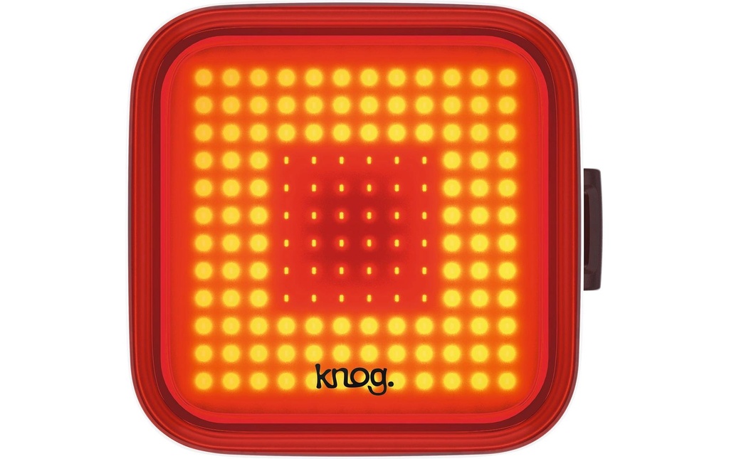 knog. Lampe de vélo Blinder Square Feu arrière, noir