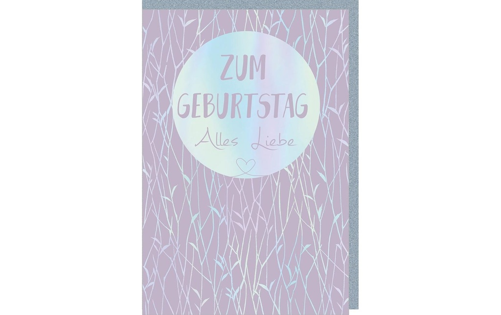 Braun + Company Carte de félicitations Anniversaire 11.5 x 17 cm, enveloppe incluse