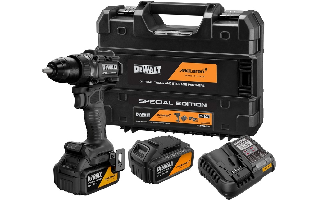 DEWALT Perceuse-visseuse sans fil McLaren F1 Team 18 V XR édition spéciale