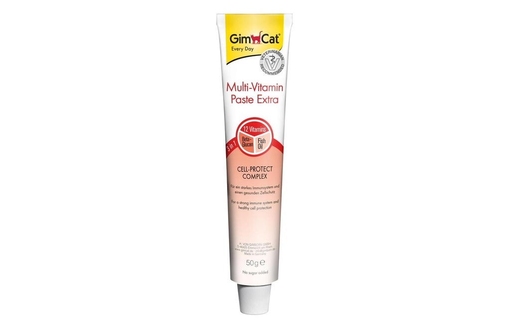 Gimpet Complément alimentaire GimCat Pâte Multi-Vitamines Extra, 50 g