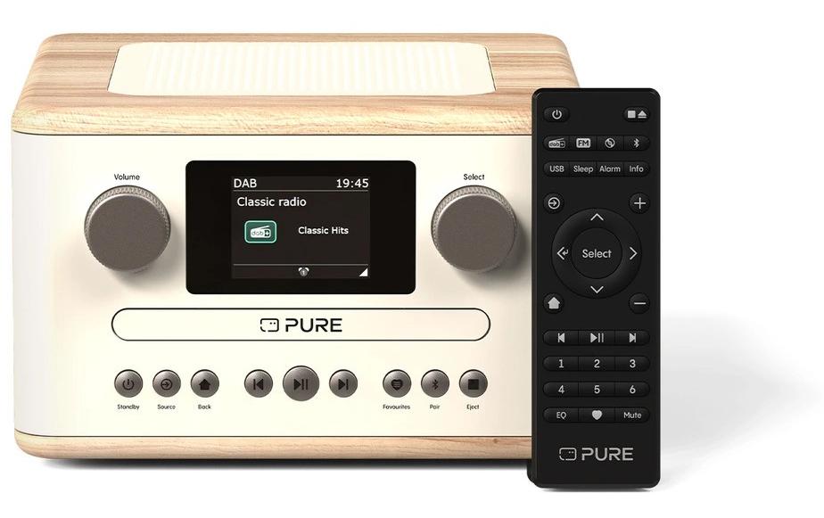 Pure Radio DAB+ Classic C-D4 Blanc