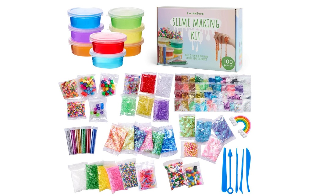 Twiddlers Ultimate Slime Making Kit 100 pièces