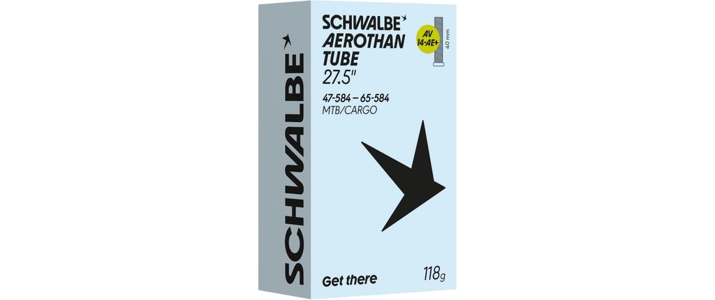 Schwalbe Chambre à air de vélo AV 14AE Schrader 27.5