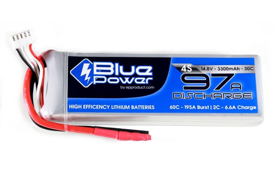 EP Batterie RC LiPo 3300 mAh 14,8 V 30C BluePower