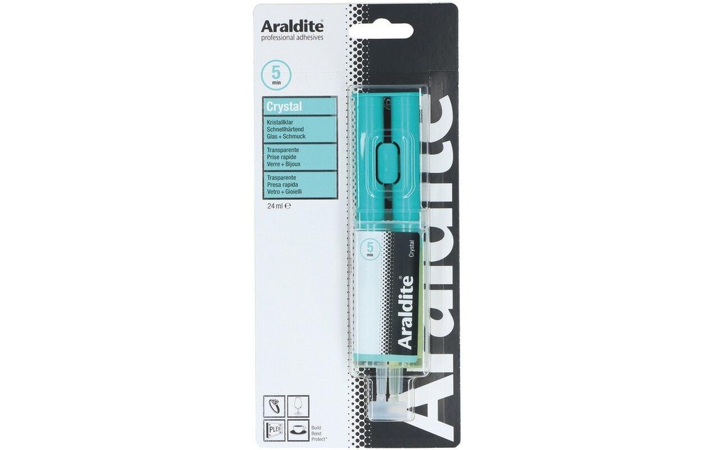 ARALDITE Araldite Cristal seringue 24ml (2 pces)