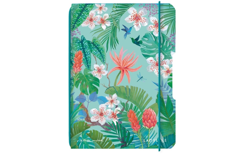 Herlitz Carnet de notes Ladylike Jungle A6, 40 feuilles, pointillés