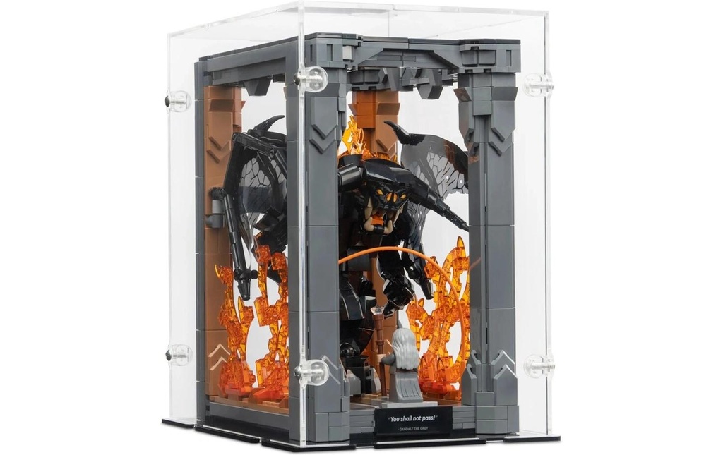 iDisplayit Présentoir en acrylique pour le support LEGO Le Seigneur des Anneaux Balrog