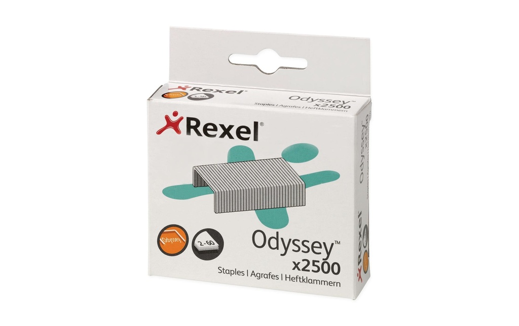 REXEL Agrafes Odyssey (2500 pces)