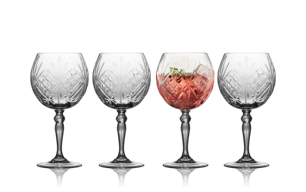 Lyngby Verre à gin Melodia 4 pièces, 65 cl