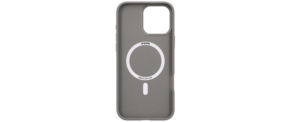 Valenta Coque arrière Magsafe Style iPhone 16 Pro Max Gris