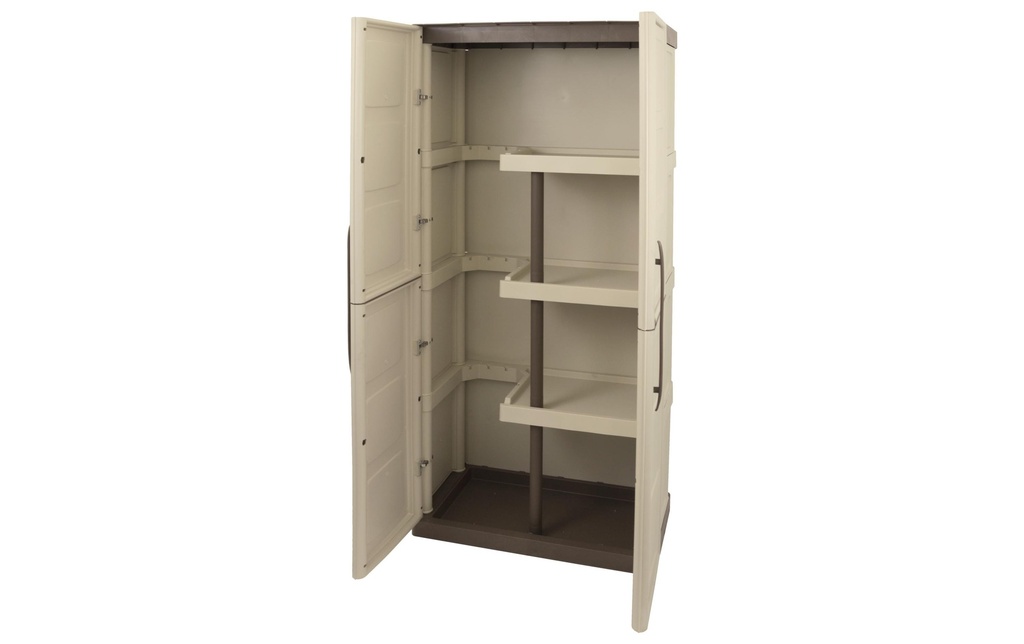 Art Plast Armoire de jardin Taupe/Ivoire