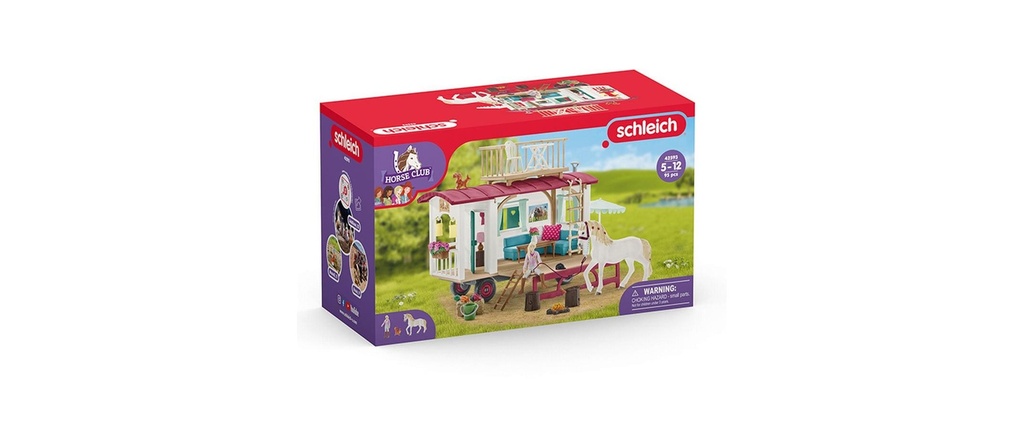 Schleich Ensemble de pions Horse Club Caravane