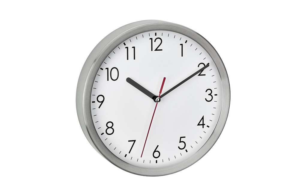TFA Dostmann Horloge murale Argenté
